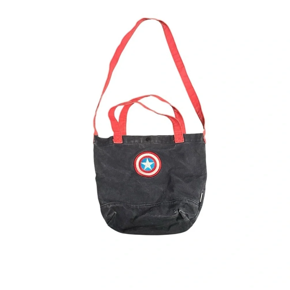 Marvel Black and Red Tote with Star Logo